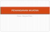 PENANGANAN MUATAN - Official Site of HARYONO PUTROharyono_putro.staff.gunadarma.ac.id/.../files/37698/PENANGANAN+MU… · Perhatian juga menyangkut keamanan kapal dan barang yang