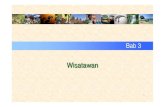 Bab 3 Wisatawan -   · PDF fileTekanan perjalanan Biaya dan Nilai Durasi Ukuran ... Sumber Daya Fasilitas Perjalanan Struktur Politik dan ... Bab 3 Wisatawan
