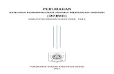 PERUBAHAN -   · PDF fileVII-66 7.3. Program Pembangunan ... RPJMD Kabupaten Bogor Tahun 2008-2013 ... sendiri, namun dalam penyusunan perencanaan pembangunan daerah tetap harus
