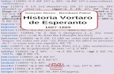 Historia Vortaro de Esperanto · PDF fileGonçalo NEVES; Bernhard PABST. Historia Vortaro de Esperanto 1887-1889. Berlina Komentario pri la Fundamento de Esperanto, vol.12. Berlino: