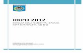 RKPD 2012 - mataramkota.go.id Kota Mataram Tahun 2012.pdf · rancangan kerangka ekonomi daerah yang terdiri dari gambaran kondisi ekonomi, ... SINKRONISASI PROGRAM/KEGIATAN PRIORITAS