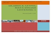Silabus & Satpel of Listening · PDF fileNo Kode / Jumlah Kelas : VII / 5 Prasyarat / Beban Studi : ... 4 5 After completing ... Menyimak percakapan dalam Bahasa Inggris. 2