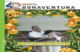 WARTA BONAVENTURAbonaventura-pulomas.or.id/wp-content/uploads/2018/01/Warta_201712.… · bergabung dengan komsos paroki, silakan kontak kami. Berita Utama 3. 4. ... Indonesia sebagai