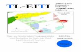 TL-EITI - · PDF fileLaporan ini telah dipersiapkan secara eksklusif untuk digunakan oleh TL ... dalam waktu dekat Timor-Leste ... Tugas ini meliputi rekonsiliasi secara rinci atas