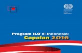 Program ILO di Indonesia: Capaian 2016 tahun 2016 ini berdasarkan tiga prioritas utama Program Pekerjaan Layak Nasional untuk Indonesia (2012-2015): 1. Penciptaan lapangan kerja untuk