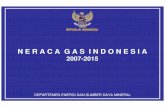 NERACA GAS INDONESIA - ESDM - Kementerian Energi · PDF fileMENTERI ENERGI DAN SUMBER DAYA MINERAL SAMBUTAN Neraca Gas Bumi Indonesia 2007-2015 disusun sebagai dasar bagi para Stakeholders