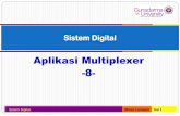 Aplikasi Multiplexer -8- - Gunadarma Universitymissa.staff.gunadarma.ac.id/Downloads/files/29807/Sistem+Digital... · Teknik menggabungkan beberapa sinyal untuk ... Asynchronous TDM