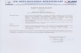 f. Standar - in · PDF filec. Lokasi Gudang Produk Jadi : ... pada tanggal 31 Oktober 2011. 1.1.1.b. Surat Izin Usaha Perdagangan (SIUP) atau Izin Perdagangan yang tercantum dalam