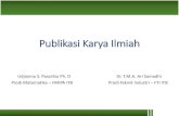 Publikasi Karya Ilmiah - Kementerian Pendidikan dan · PDF fileS1 (dalam 2 semester) ... • Mencari masukan- ... •Perhatikan dengan baik cara-cara pengutipan, parafrasing, dan pembuatan