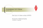 APRS201 - Instalasi UIview - sms.unikom.ac.idsms.unikom.ac.id/taryana/download/Instalasi_UIVIEW_aprs.pdf · Kalibrasi Peta - Overwiew 1. ... Konfigurasi Callsign: callsign ... HT