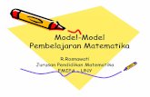 Model-Model Pembelajaran Matematika · PDF file• Pre-operasional ... QUESTIONING (BER TANYA) ... penting dalam pembelajaran yang berbasis inquiry 26. 4. LEARNING COMMUNITY (MASYARAKAT