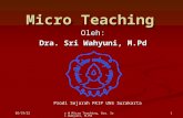 [PPT]Slide 1 - Belajar jadi Guru | Sekedar berbagi yang ada di · Web viewMicro Teaching Oleh: Dra. Sri Wahyuni, M.Pd Prodi Sejarah FKIP UNS Surakarta PENGAJARAN MIKRO SEJARAH Teori