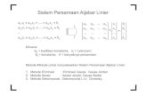 Sistem Persamaan Aljabar Linier - Jurusan Informatikainformatika.unsyiah.ac.id/nazaruddin/wp-content/uploads/...Iterasi Gauss-Seidel Cara Menyelesaikan Sistem Pers. Linier yang dilakukan