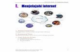 Buku ajar modul 8 - · PDF fileBuku Ajar Modul 8 Penggunaan Internet Buku Teknologi Informasi dan Komunikasi (TIK) Sekolah Bertaraf Internasional Kelas VIII 4 Materi Pembelajaran