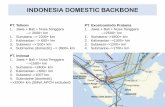 INDONESIA DOMESTIC BACKBONE - ernasugesti's blogernasugesti.staff.telkomuniversity.ac.id/files/2012/11/indonesia... · Huawei Marine sebagai penyedia jaringan. Pembangunan yang diperkirakan