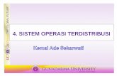 4. SISTEM OPERASI TERDISTRIBUSI - Gunadarma …ade.staff.gunadarma.ac.id/Downloads/files/32071/04+Sistem+Operasi... · memerlukan interaksi dari user seperti text editor atau manager