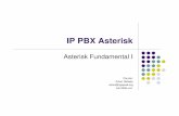 IP PBX Asterisk -   Linux Gunakan distribusi Linux yang berbasis kernel 2.6.xx ... Perintah-perintah dasar asterisk CLI: help help sip help iax2 sip show peers