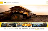 Strengthening Strategic Differentiation - United Tractors · functional overview 76 Sumber Daya manusia Human Capital 92 teknologi informasi dan Bisnis information technology and
