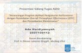 Presentasi Sidang Tugas Akhir - digilib.its.ac.iddigilib.its.ac.id/public/ITS-paper-19585-2507100112-Presentation.pdf · Presentasi Sidang Tugas Akhir “Perancangan Program Aplikasi