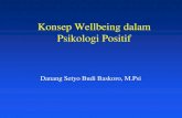 Konsep Wellbeing dalam Psikologi Positif · Konsep Wellbeing dalam Psikologi Positif Danang Setyo Budi Baskoro, M.Psi