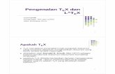 Pengenalan TEX dan LATEX - miftah.staff.gunadarma.ac.idmiftah.staff.gunadarma.ac.id/.../12550/Pengenalan+TEX+dan+LATEX.pdf · sebagai TeX atau LaTeX. 5 Apakah TEX ... Rumus matematika