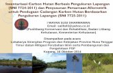 Inventarisasi Carbon Hutan Berbasis Pengukuran …puspijak.org/uploads/Presentasi_Inventarisasi_Wayan.pdf · TANAH MINERAL: •70% Biomasa di Atas Permukaan Tanah •20% Biomasa di