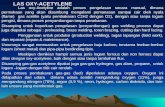LAS OXY-ACETYLENExa.yimg.com/kq/groups/8128318/16652044… · PPT file · Web view · 2013-10-28Atur katup oksigen dan acytelene sampai pada nyala yang diinginkan Cacat Las Oxy-Acytiline