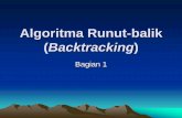 Algoritma Runut-balik (Backtracking) - Simulation …phg-simulation-laboratory.com/wp-content/uploads/2016/03/M14... · • Algoritma Runut-balik (backtracking) ... Contoh: Pohon