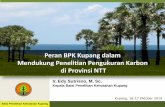 Peran BPK Kupang dalam Mendukung Penelitian Pengukuran Karbon di …puspijak.org/uploads/Presentasi_Lokakarya_Puspijak_B… ·  · 2014-10-20Pengelolaan Hutan Mangrove dan Ekosistem