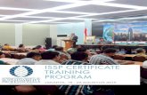 ISSP CERTIFICATE TRAINING PROGRAM · Training Program 5 Training 5 hari penuh (18 - 22 Agustus 2015) Training individual, ... laporan, penerjemahan buku atau penulisan
