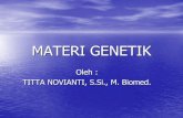 MATERI GENETIK - digilib.esaunggul.ac.iddigilib.esaunggul.ac.id/public/UEU-paper-6606-8_MATERI_GENETIK_2… · •Mula-mula dilakukan isolasi kromosom dari sel ... •DNA tersusun