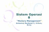 Sistem Operasi 8 - elearning.amikom.ac.idelearning.amikom.ac.id/index.php/download/materi/190302161-SI024... · Tujuan Manajemen Memory •Meningkatkan utilitas CPU •Data dan instruksi