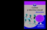 Canto y técnica vocal - elargonauta.com±a Alberdi para Canto y técnica vocal para 032-126409-CANTO Y TECNICA VOCAL PARA DUMMIES PRE.indd 3 24/5/17 9:13