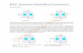 IDS -IDS JFET (Junction Field Effect Transistor)adharul.lecture.ub.ac.id/files/2010/12/PrinsipkerjaFET1.pdf · pada JFET adalah nol Karakteristik I DS-- V GS n-JFET I DSS V P I DS