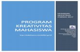 PROGRAM KREATIVITAS MAHASISWA - … · Petunjuk Registrasi PIMNAS (PKM) Tahun 2017 4 6. Operator perguruan tinggi diharuskan melengkapi data sesuai dengan form yang telah disediakan,
