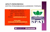 Jl. Raya Purwodadi No. 1 Kabupaten Pasuruan Telp. …sosek.ub.ac.id/wp-content/uploads/2014/06/profil_spat...khususnya ubi jalar dan pemasaran produk UKM sejak tahun 2000 SEJARAH ASAL