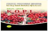 2014 - 2016 K P I - Direktorat Jenderal Perkebunan - …ditjenbun.pertanian.go.id/tinymcpuk/gambar/file/statistik... ·  · 2017-04-10tatistik Perkebunan Indonesia Tahun 2014-2016