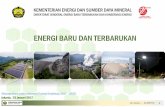 KEMENTERIAN ENERGI DAN SUMBER DAYA …ca}Sesi-3-3PaparanDJE25...PLT Air PLTP PLT Bioenergi PLTMH PLT Surya PLT Bayu TOTAL 2010 2011 2012 2013 2014 2015 2016