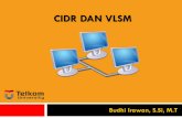 CIDR DAN VLSM - budhiirawan.staff.telkomuniversity.ac.idbudhiirawan.staff.telkomuniversity.ac.id/files/2017/04/17.-VLSM... · Pada proses subnetting akan menghasilkan beberapa sub