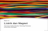 Materi 13 Listrik dan Magnet - yusronsugiarto.lecture.ub.ac.idyusronsugiarto.lecture.ub.ac.id/files/2015/01/Listrik-dan-Magnet-3... · prinsip induksi elektromagnetik. Tegangan masukan