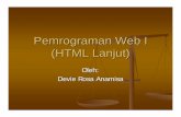 Pemrograman Web I (HTML Lanjut) action dan method. Atribut-Atribut Dalam Form. Perbedaan Get Dan Post Method GET : Method POST : Memasukkan Data Dengan Input Tag  digunakan