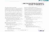 INTERPERSONAL SOFTSKILLSforummanajemen.com/silabus/08-Interpersonal-Softskills.pdf · Soft skills are not only useful in job activities, but they support career and develop a quality