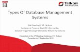 Types Of Database Management Systems - IT Telkom PWTdidi.dosen.st3telkom.ac.id/wp-content/uploads/sites/3/2015/08/Week... · 3456:Flash Disk: 1 4567:Memory Card: 8 5678:VGACard: 19