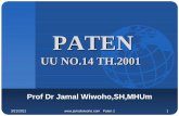 Click to add title - Website Prof. Dr. H. Jamal Wiwoho, S.H ...jamalwiwoho.com/wp-content/uploads/2012/03/Paten-1.pdfKepentingan para konsumen yang anti monopoli dan ingin harga rendah