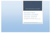 RENSTRA PENELITIAN 2016-2020 - LPPM UMSIDAlppm.umsida.ac.id/wp-content/uploads/2017/04/renstra-riset-2016... · nasional yang menunjang pembangunan nasional membutuhkan perencanaan