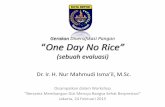 Gerakan Diversifikasi Pangan “One Day No Rice” (sebuah …gizi.depkes.go.id/wp-content/uploads/2015/02/Evaluasi... · 2015-02-27 · VISI & MISI •TERWUJUDNYA KOTA DEPOK YANG