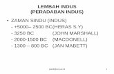 LEMBAH INDUS (PERADABAN INDUS) - staff.uny.ac.idstaff.uny.ac.id/sites/default/files/pendidikan/supardi-spdmpd/3... · 1 lembah indus (peradaban indus) • zaman sindu (indus) - +5000–