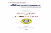 ALGORITMA dan PEMROGRAMAN · 1.5 Notasi Pemrograman Independent terhadap Bahasa Pemrograman dan Mesin ... TIPE DATA ... Struktur WHILE-DO ...
