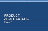 PRODUCT ARCHITECTURE - debrina.lecture.ub.ac.iddebrina.lecture.ub.ac.id/files/2017/11/PerPro-11-Product... · • Apa implikasi biaya dari arsitektur produk yang berbeda-beda? ...