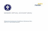 MANDIRI VIRTUAL ACCOUNT (MVA) - web.ipb.ac.idweb.ipb.ac.id/~sps/images/seminar_2014/tata cara... · Pembayaran via Cabang Bank Mandiri Mandiri Virtual Account 1. Pembayaran Tunai